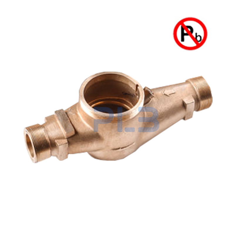 Coque de compteur d'eau en bronze ou en laiton sans plomb NSF Awwa C708